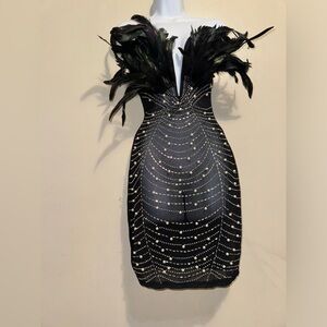 Mesh dress size small fits a medium never been worn